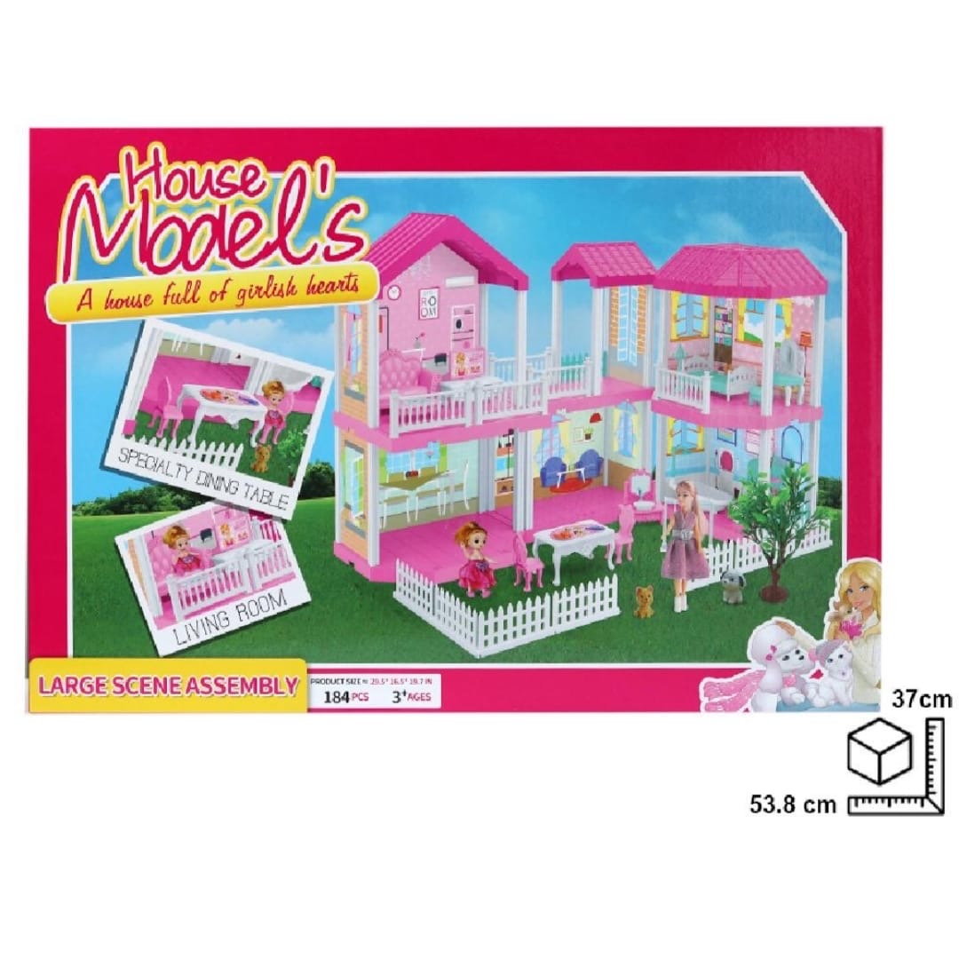 CASA PARA ARMAR DIM:53.8X37X13.2CM