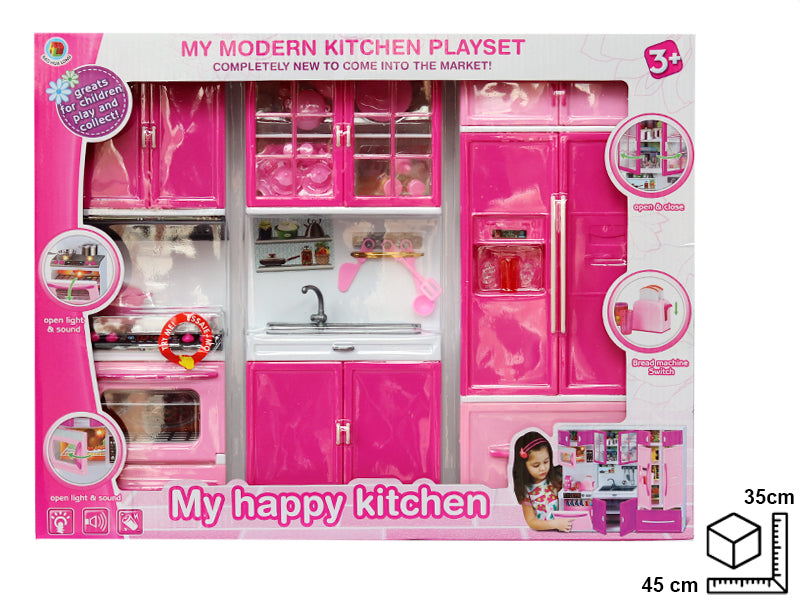 SET COCINA A PILA EN PLASTICO DIM:45X8.5X35CM