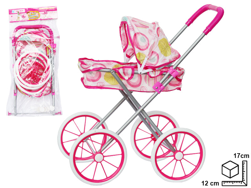 COCHE PARA BEBE METALICO DIM:17X12X5CM