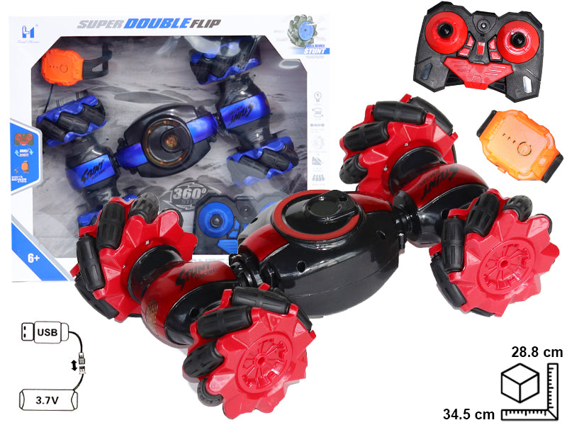 CARRO A CONTROL REMOTO CON BATERIA RECARGABLE EN PLASTICO DIM:34.5*9.1*28.8CM 34.5*9.1*28.8CM