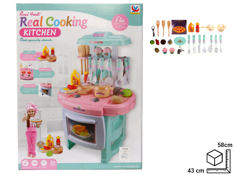 SET COCINA EN PLASTICO DIM:58.5X10X43.8CM