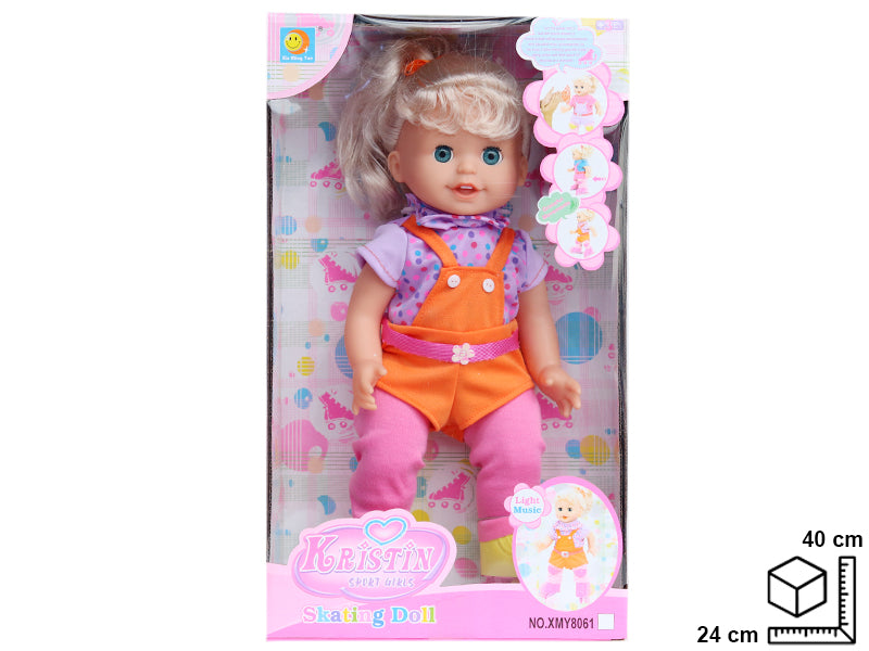 MUÑECA CON ACCESORIOS EN CUACHO Y TEXTIL DIM:40*24*11CM 40*24*11CM