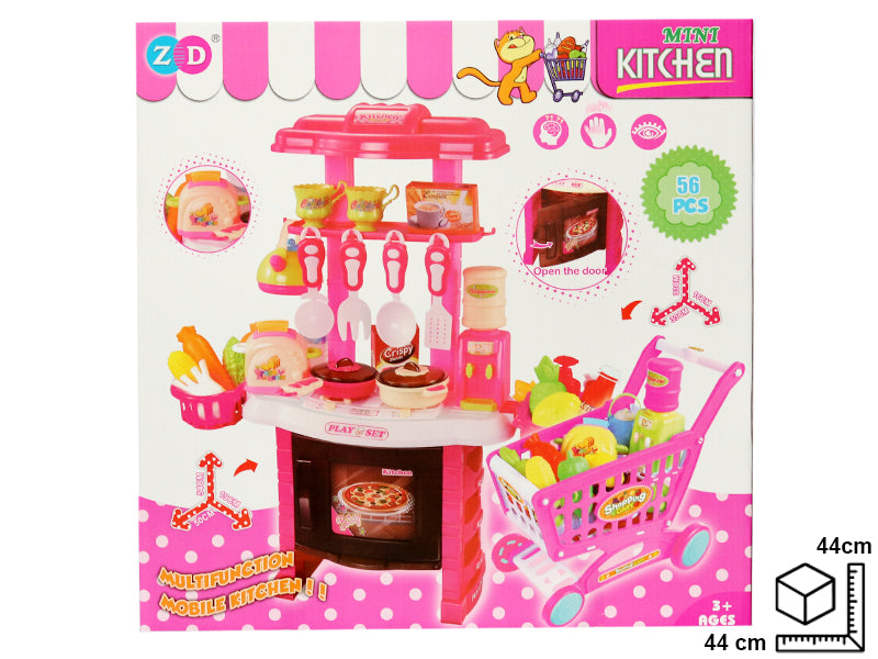 SET COCINA EN PLASTICO DIM:44X44X10CM