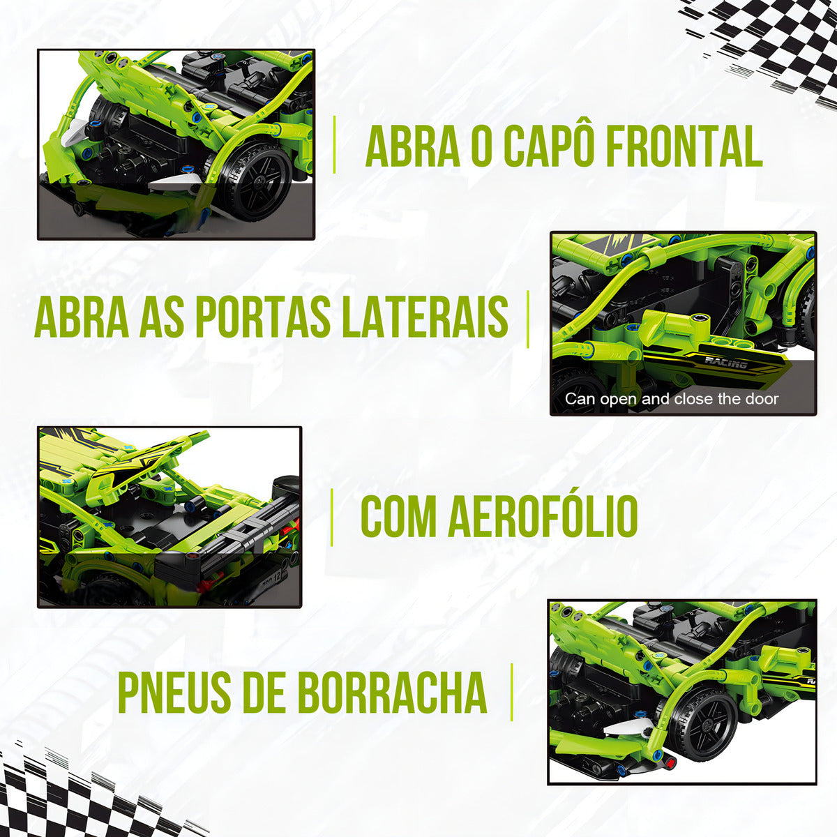 Automóvil Deportivo Armable Bloques A Control Remoto 428