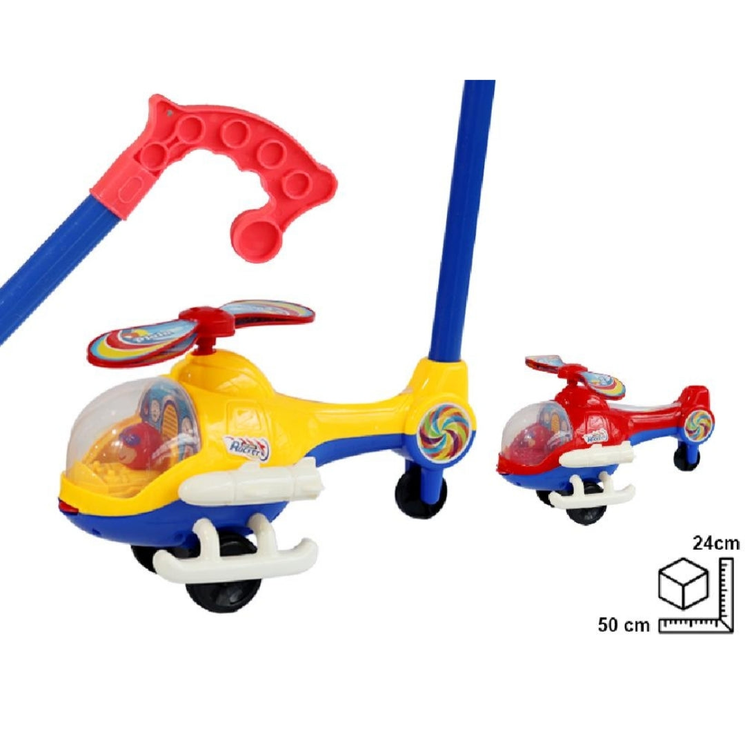 HELICOPTERO CON PALO DIM:50X24X13CM