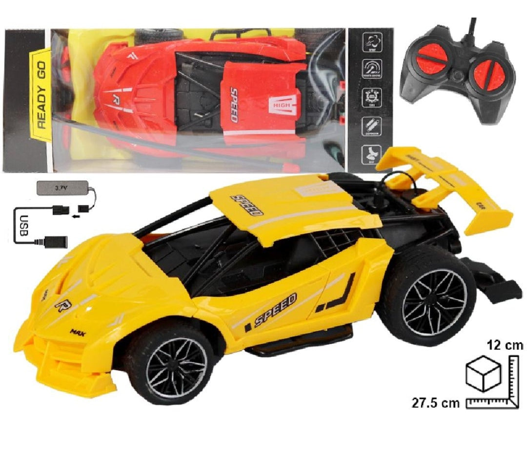 CARRO CONTROL CON RECARGABLE A USB DIM:27.5X12X8.5CM