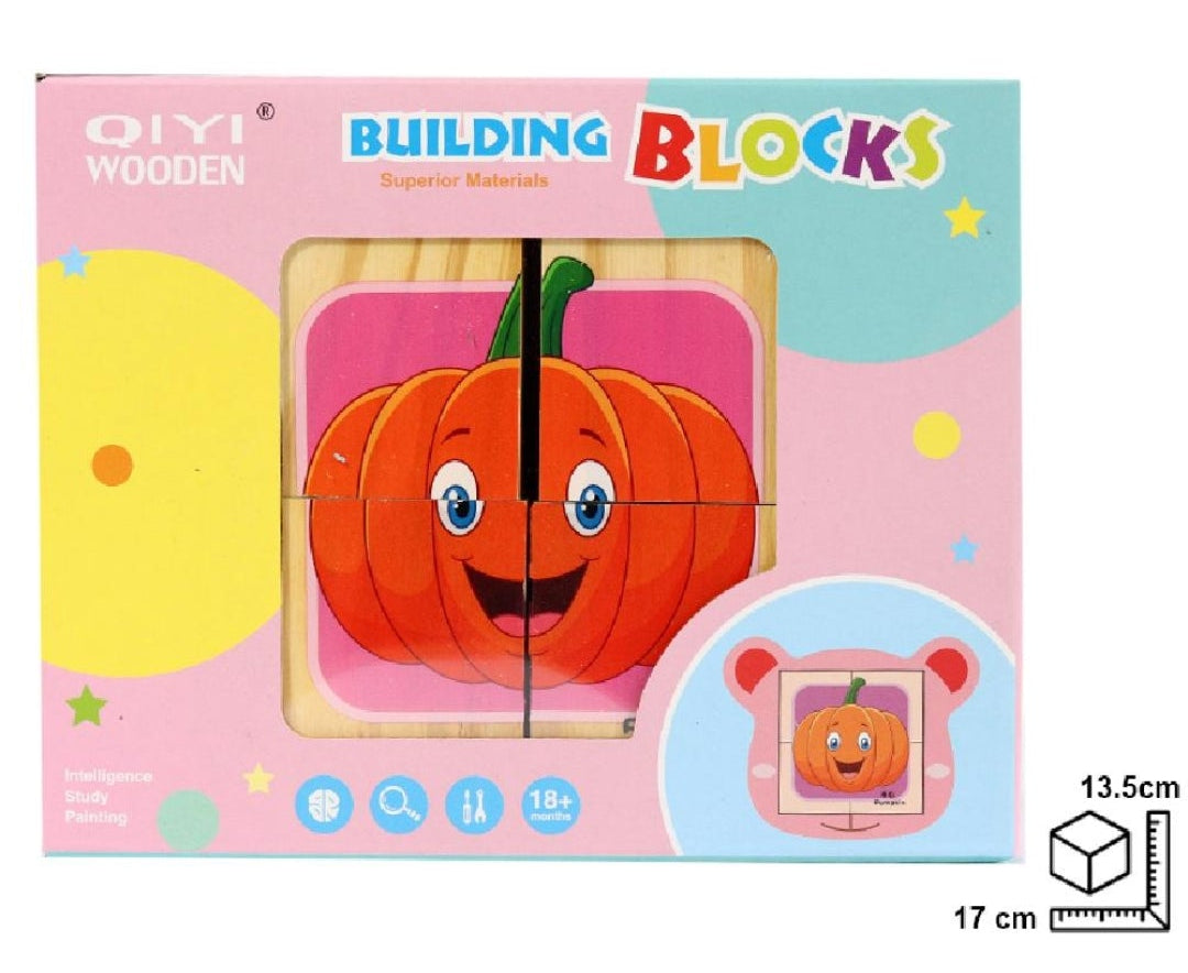 ROMPECABEZAS CON FRUTAS EN MADERA DIM:17X13.5X5.5CM