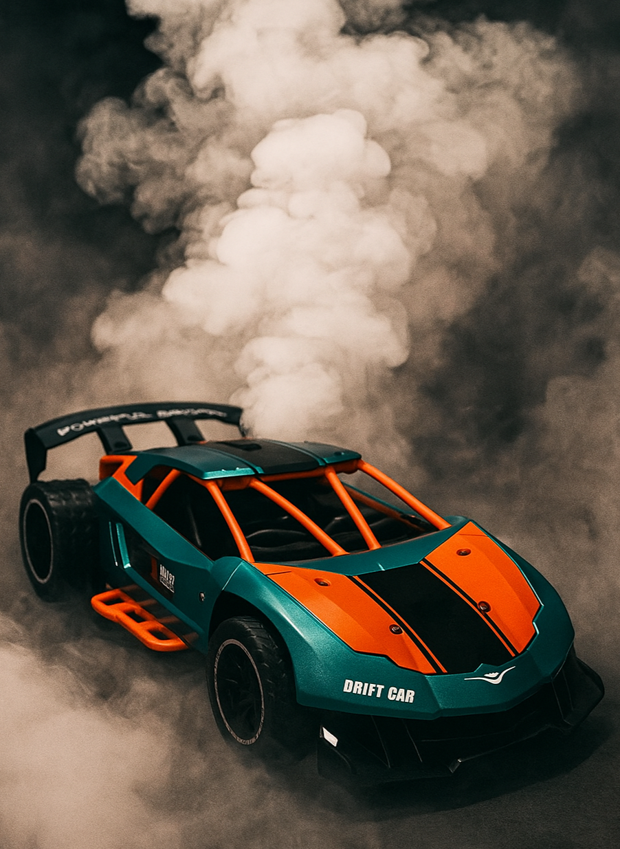 Drift Car de Control Remoto con Humo Escala 1:16