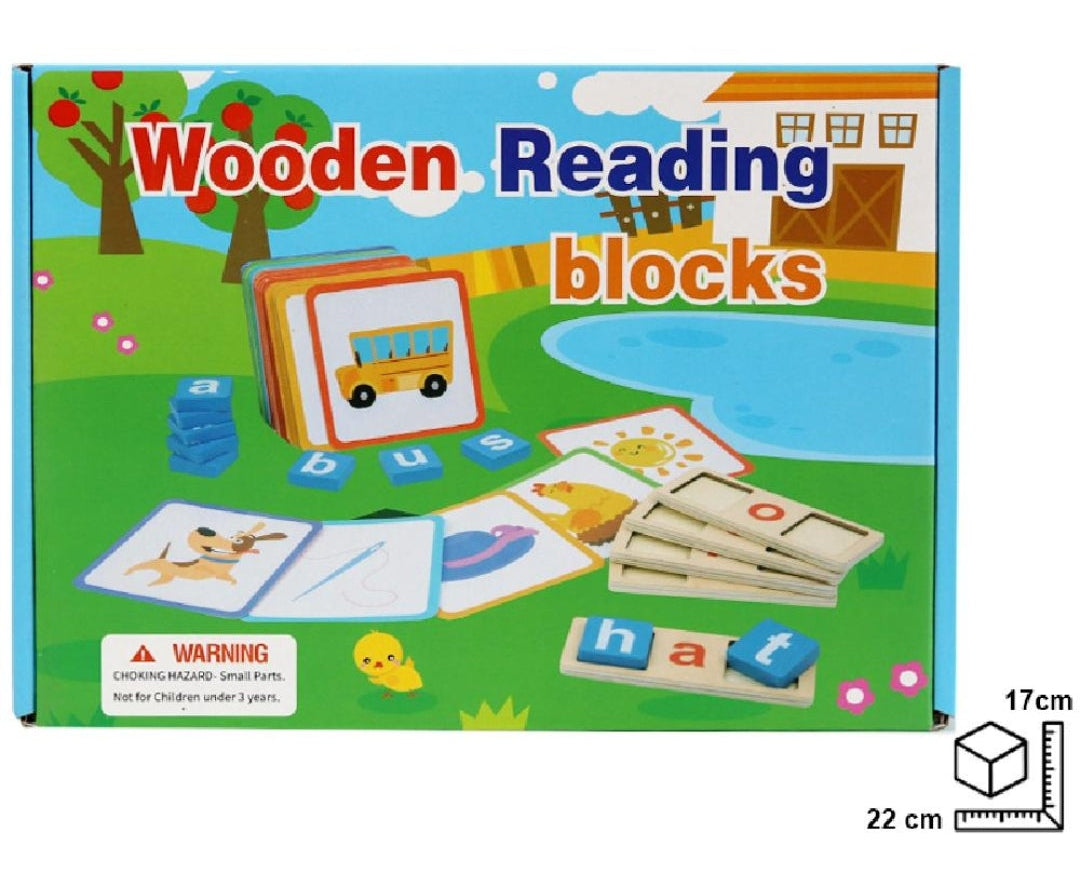 DIDACTICO DE PALABRAS EN MADERA DIM:22X17.5X4CM