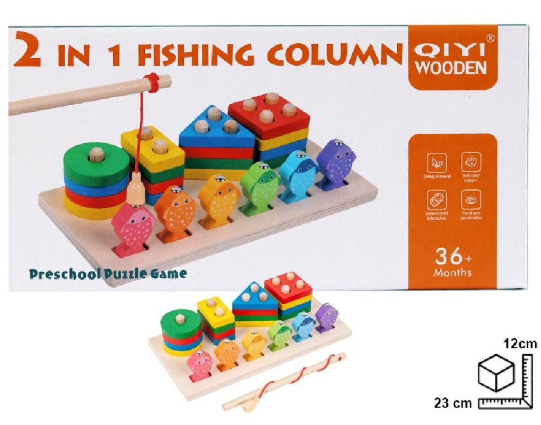 DIDACTICO CON PESCA EN MADERA DIM:23X11.8X6.3CM