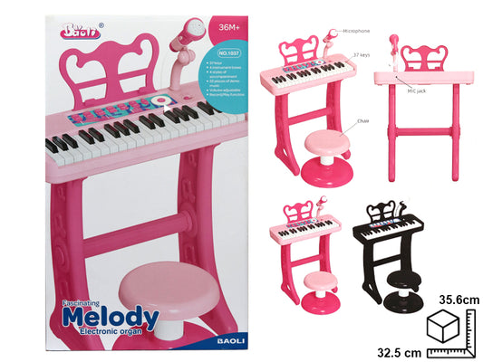 TECLADO EN PLASTICO DIM:53.6X15.7X32.5CM