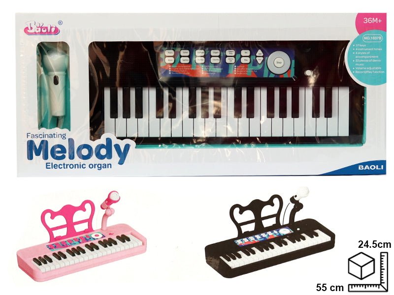 TECLADO EN PLASTICO DIM:55X7.6X24.3CM