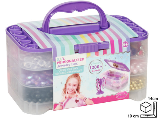 MALETA SET PARA HACER COLLARES DIM:19X13.5X10CM