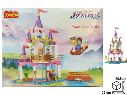 FICHAS PARA ARMAR CASTILLO EN PLASTICO DIM:26*20.5*5.5CM