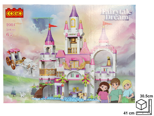 FICHAS PARA ARMAR CASTILLO EN PLASTICO DIM:41*30.5*6.3CM