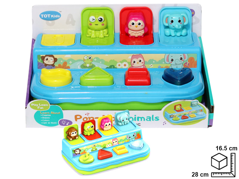 PIANO CON LUZ Y SONIDO EN PLASTICO 28*16.5*14.6CM