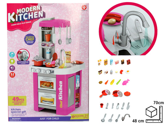 COCINA A PILA CON SONIDO EN PLASTICO DIM:48X11.5X70C