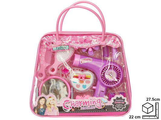 SET BELLEZA EN PLASTICO DIM:22X27.5X6CM