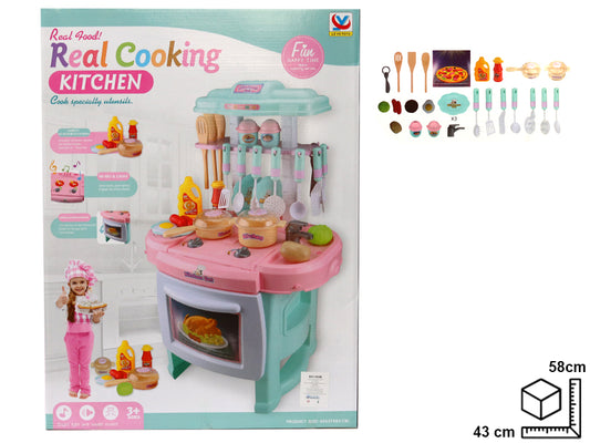 SET COCINA EN PLASTICO DIM:58.5X10X43.8CM