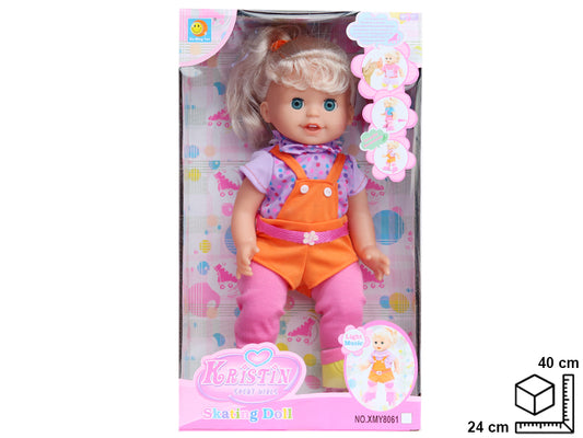 MUÑECA CON ACCESORIOS EN CUACHO Y TEXTIL DIM:40*24*11CM 40*24*11CM