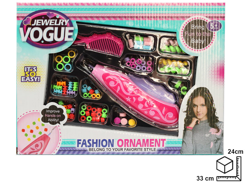 SET PARA PEINAR EN PLASTICO  DIM:33X5X24CM