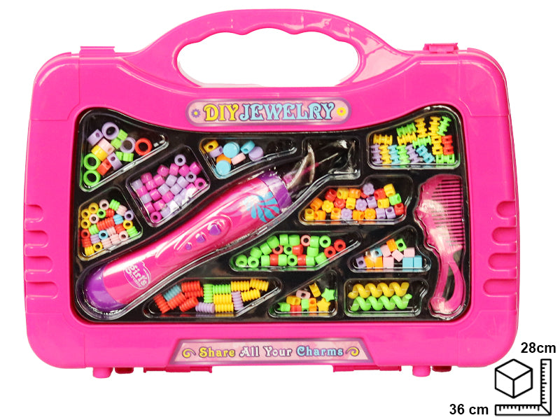 MALETA SET PARA PEINAR EN PLASTICO DIM:36X27.5X6CM