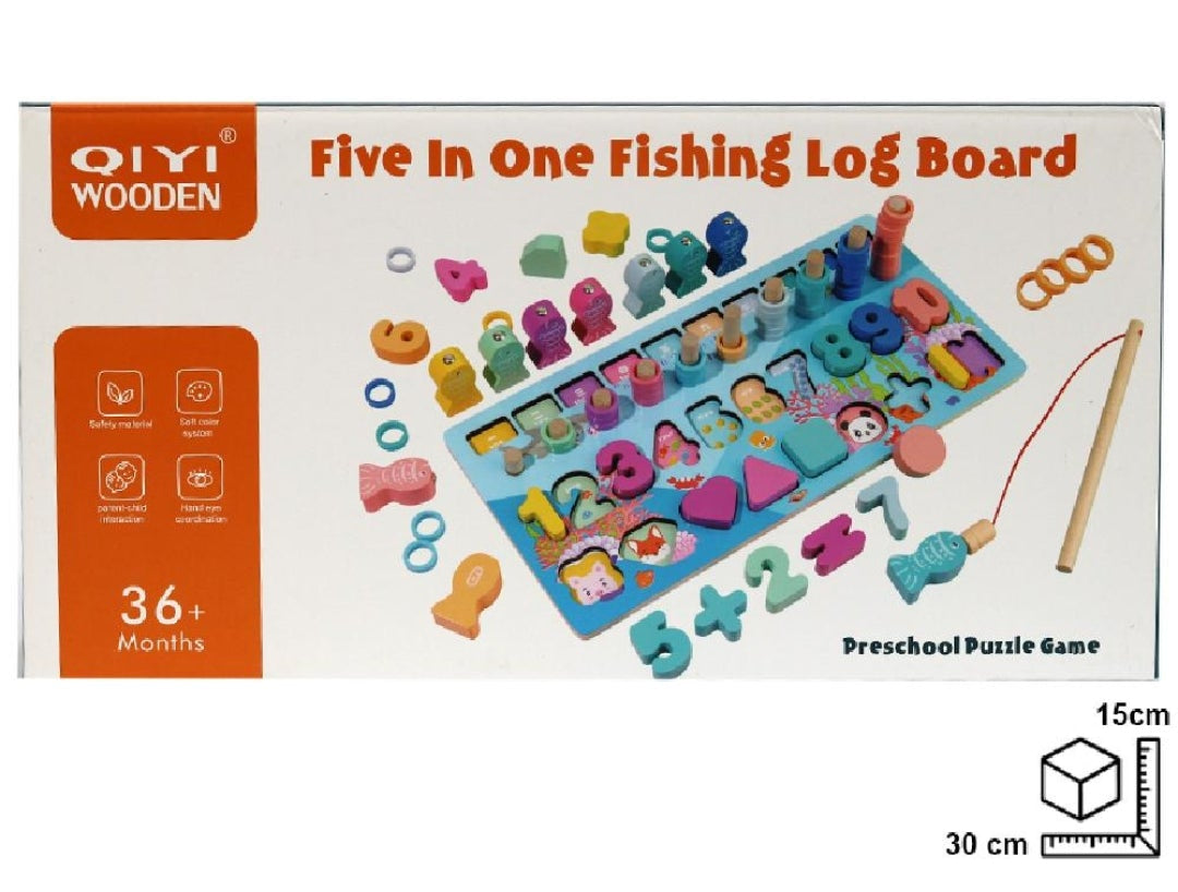 DIDACTICO CON PESCA EN MADERA DIM:30X15X7CM