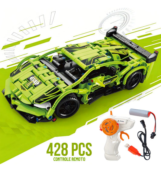 Automóvil Deportivo Armable Bloques A Control Remoto 428