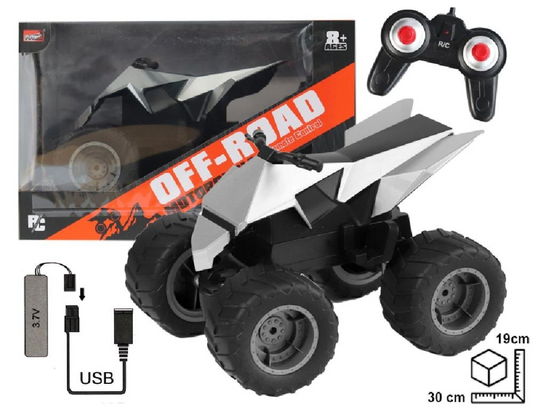 CARRO CONTROL CON BATERIA RECARGABLE USB DIM:30X19X19CM